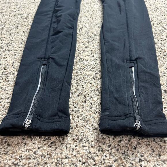Prana Zip Ankle Leggings Size XS Black Yoga Activewear Athletic - Picture 5 of 8